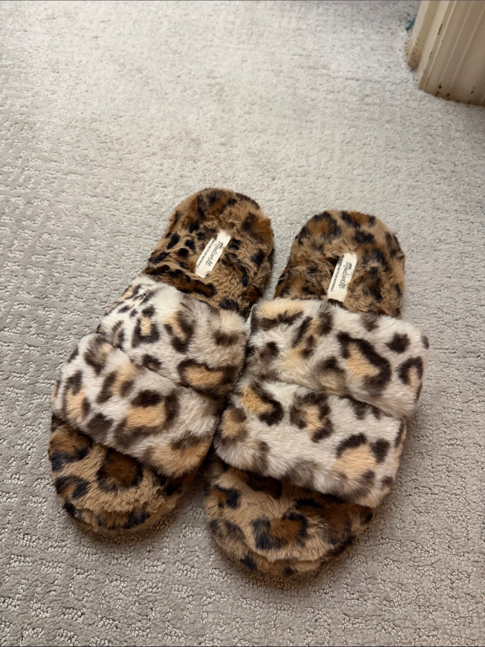 Madewell Leopard slippers